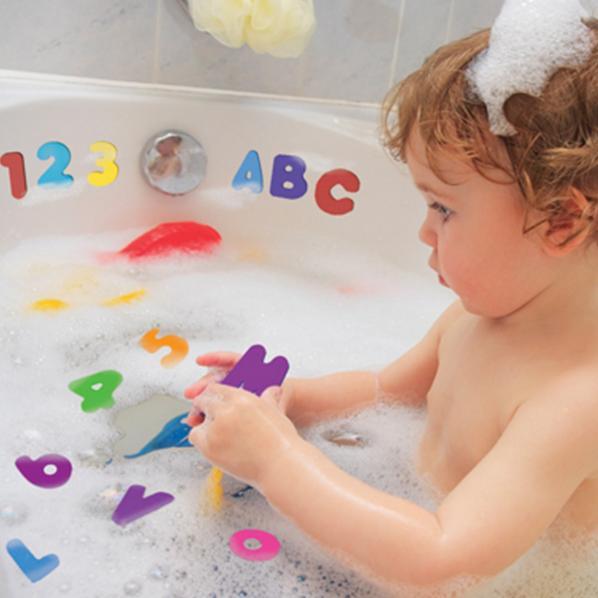 36PCS Letters Numbers Kids Baby Toy Early Educational Toy Tool Bath Toy - Mubimart - Learning Toys 