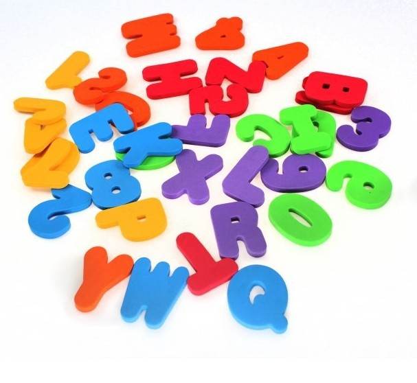 36PCS Letters Numbers Kids Baby Toy Early Educational Toy Tool Bath Toy - Mubimart