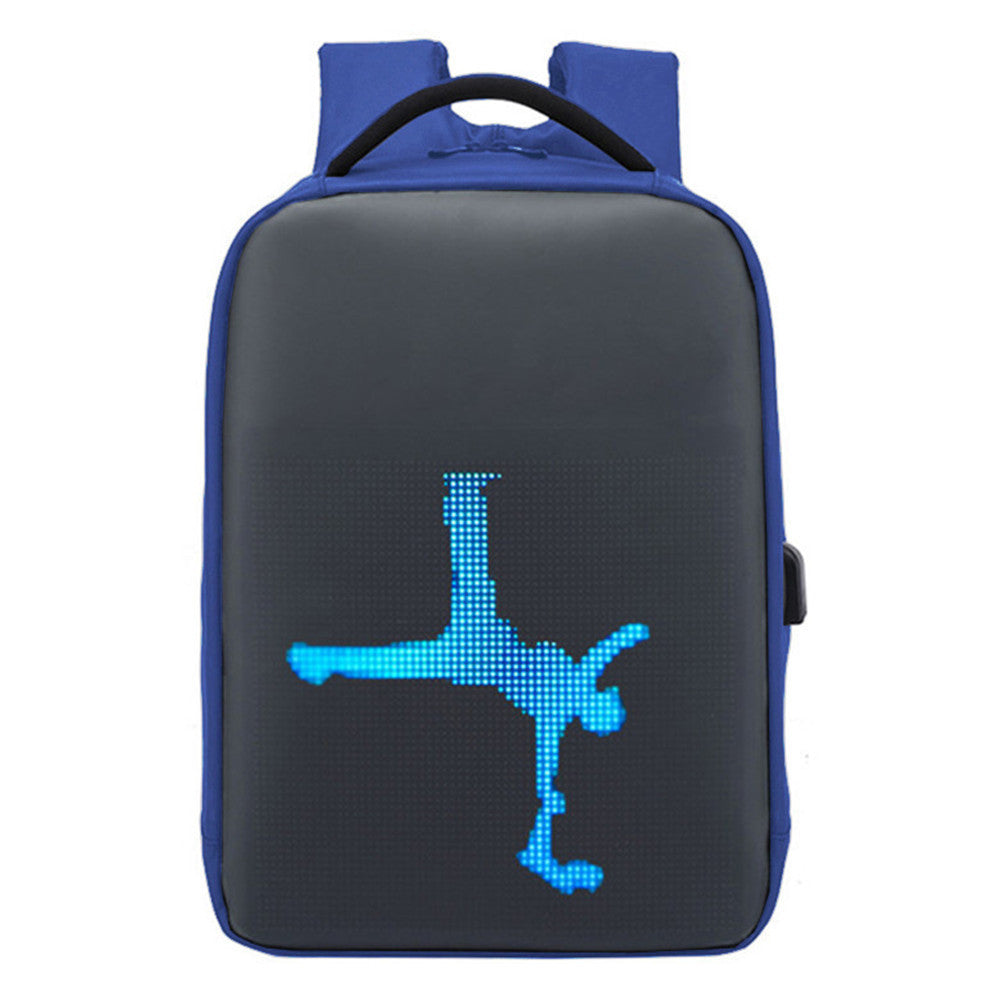 Wasserdichter LED-Display-Rucksack, dynamische Reisetasche