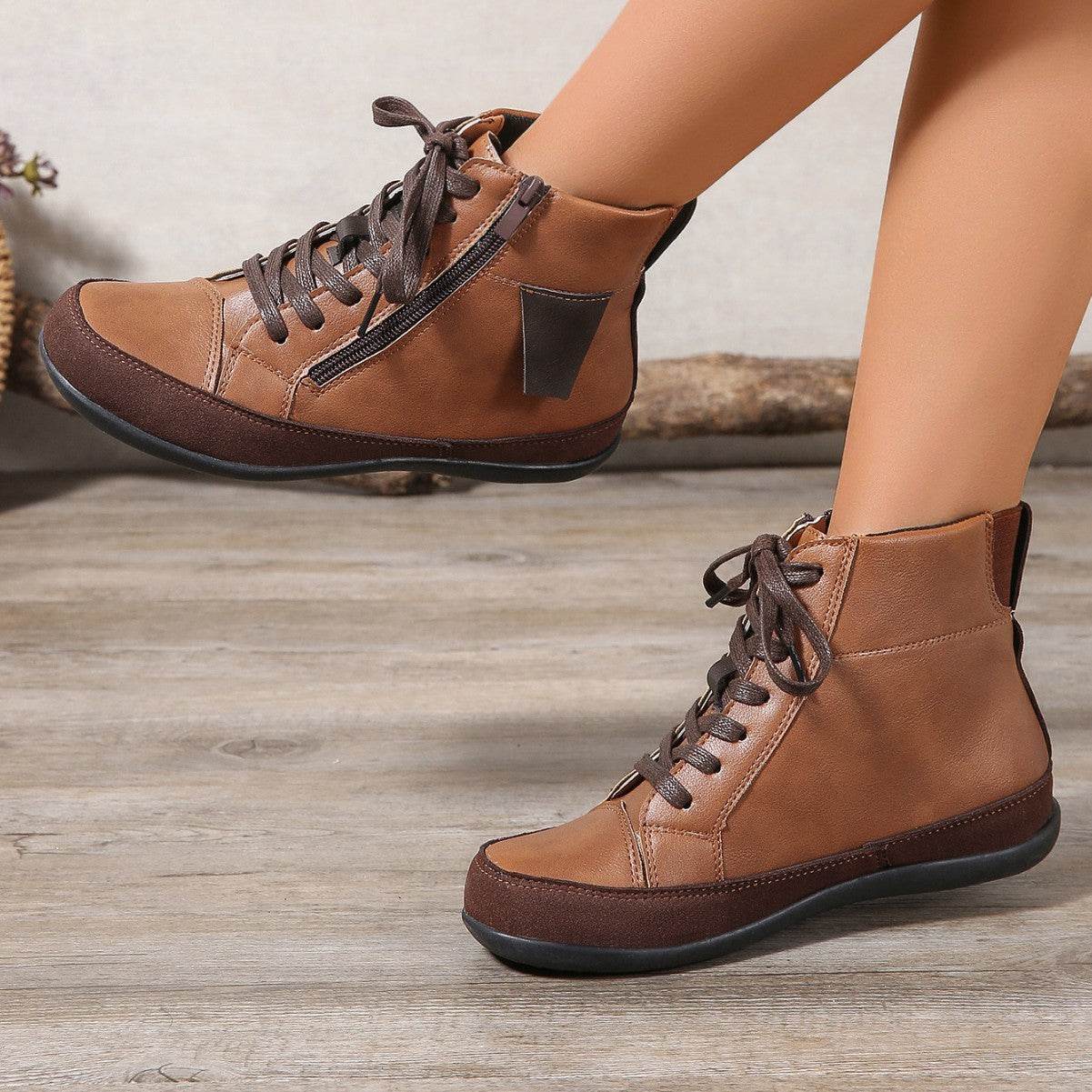 Barefoot Boots Fleece-lined Snow Ankle Boots - Mubimart