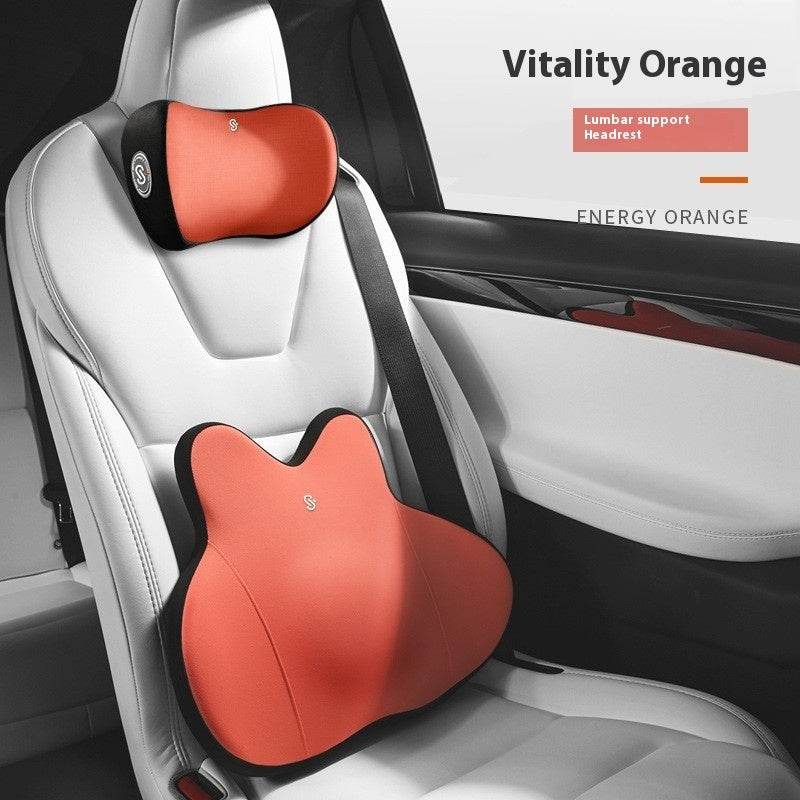 Car Neck Pillow Lumbar Support Pillow Memory Foam Lumbar Pillow Lumbar Support Pillow - Mubimart