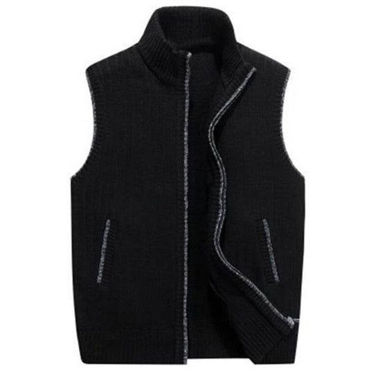 Knitted sweater vest - Mubimart