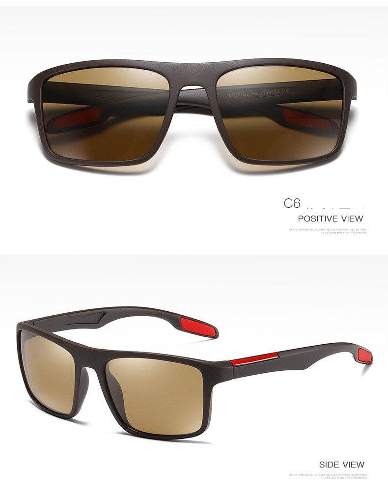 Polarized sunglasses men driving sunglasses outdoor sports glasses - Mubimart