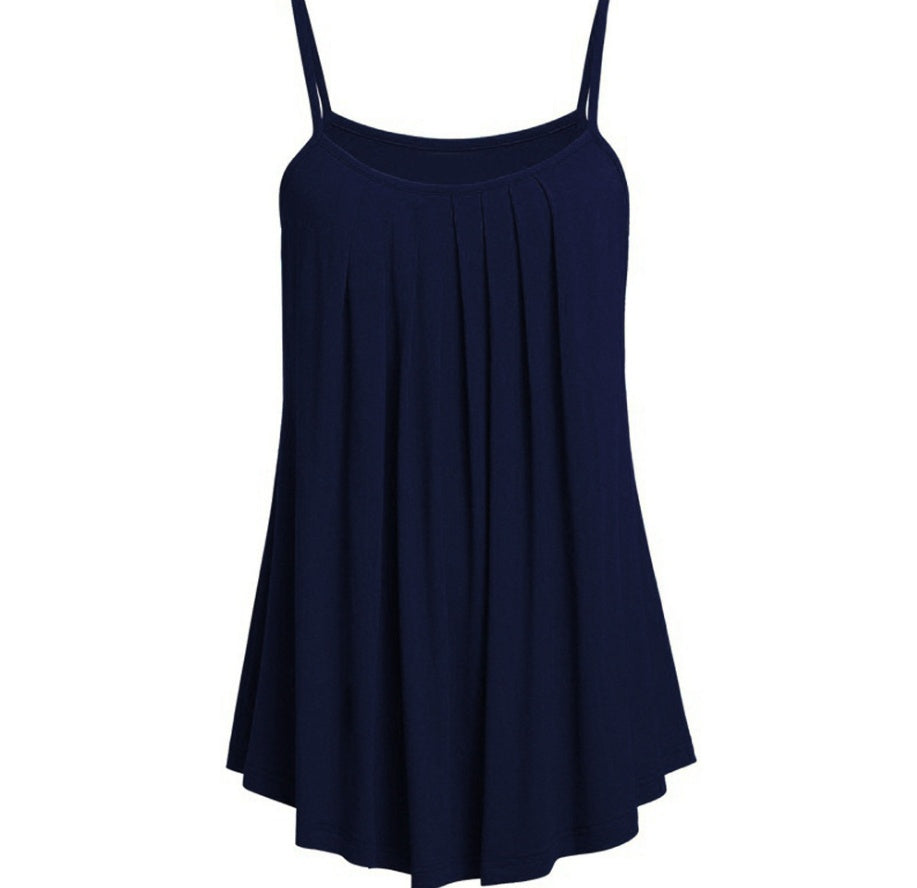 Camisole pleated skirt - Mubimart -  