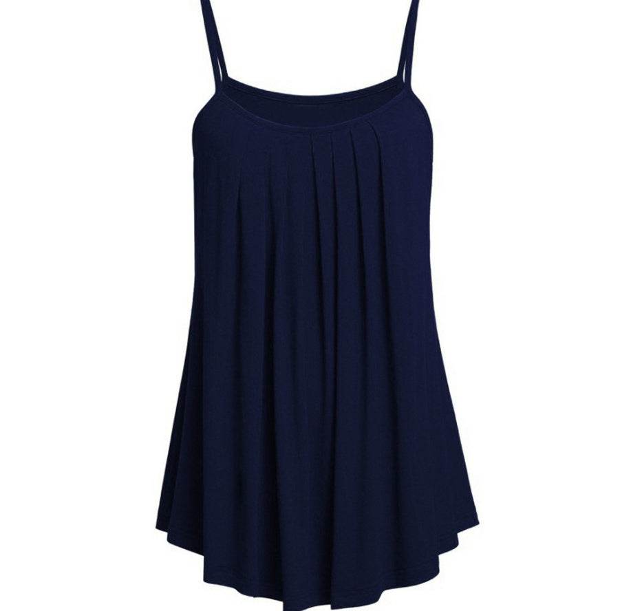 Camisole pleated skirt - Mubimart