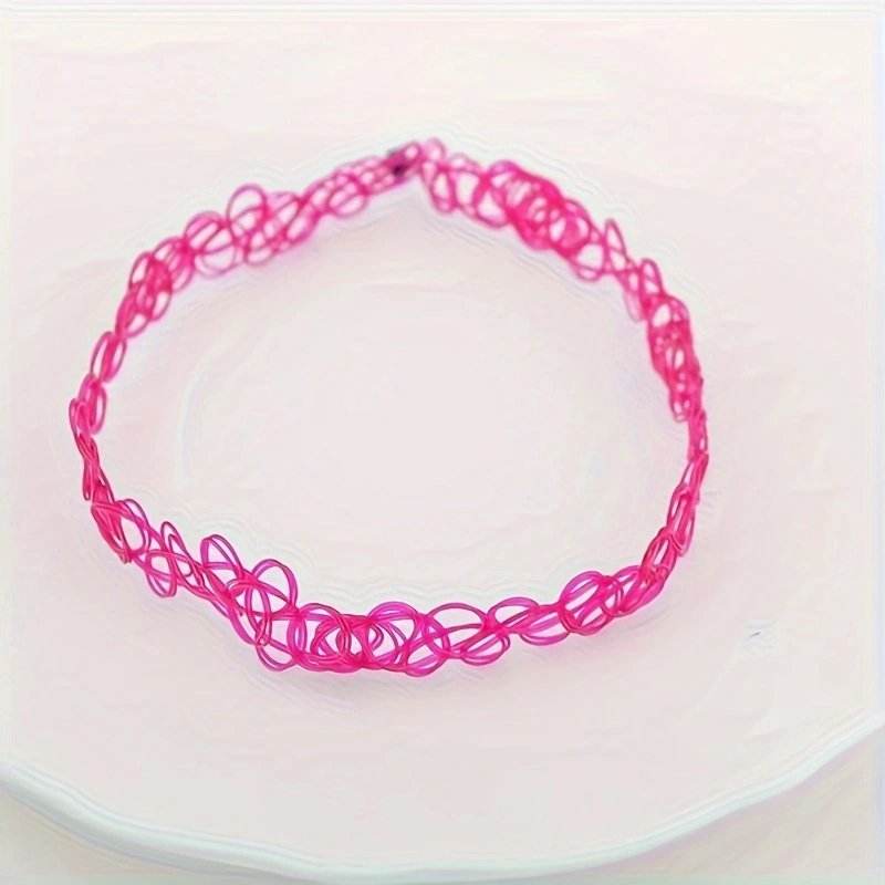 Vintage-Inspired Stretchy Choker Necklaces - A Nostalgic Touch To Your Outfit - Mubimart