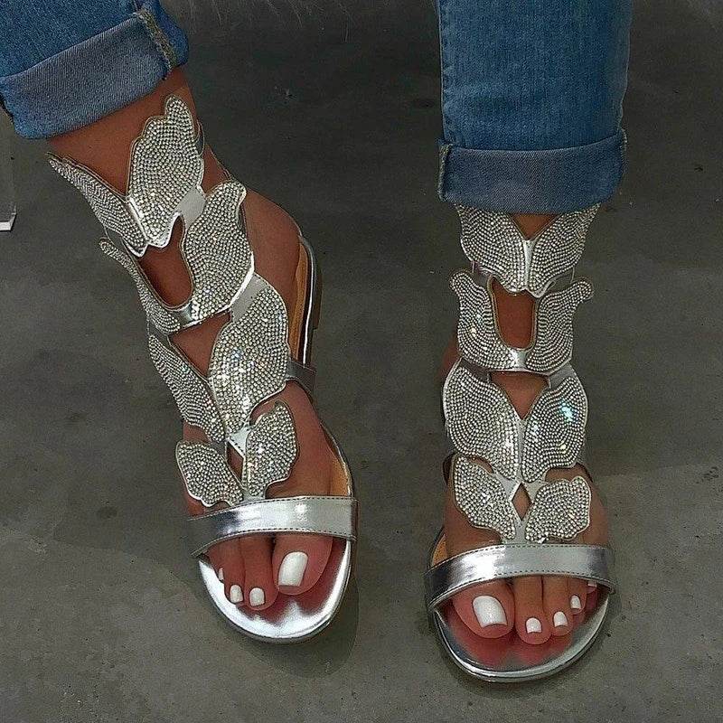 Flat Butterfly Sandals - Mubimart