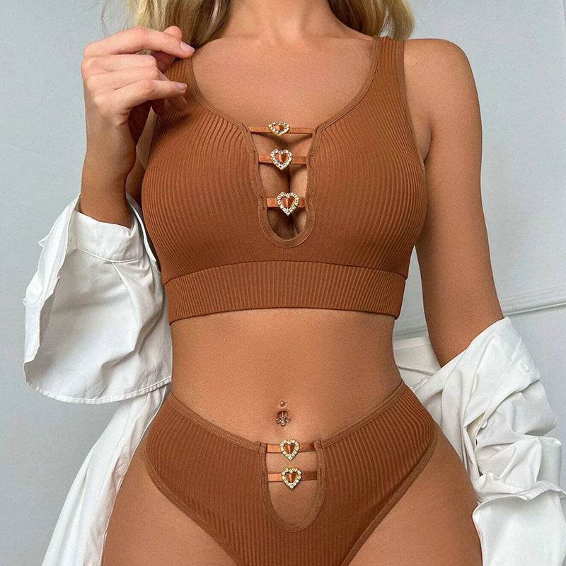 Underwear Push-up Bra Sexy Lingerie Set - Mubimart