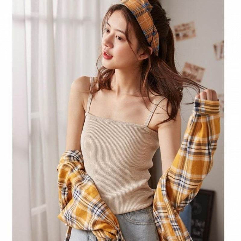 Women's camisole undershirt with camisole - Mubimart