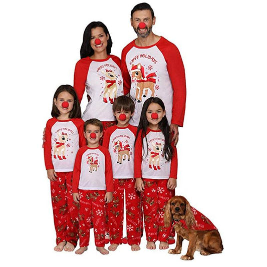 Christmas Family Suit Pajamas In Europe And America - Mubimart