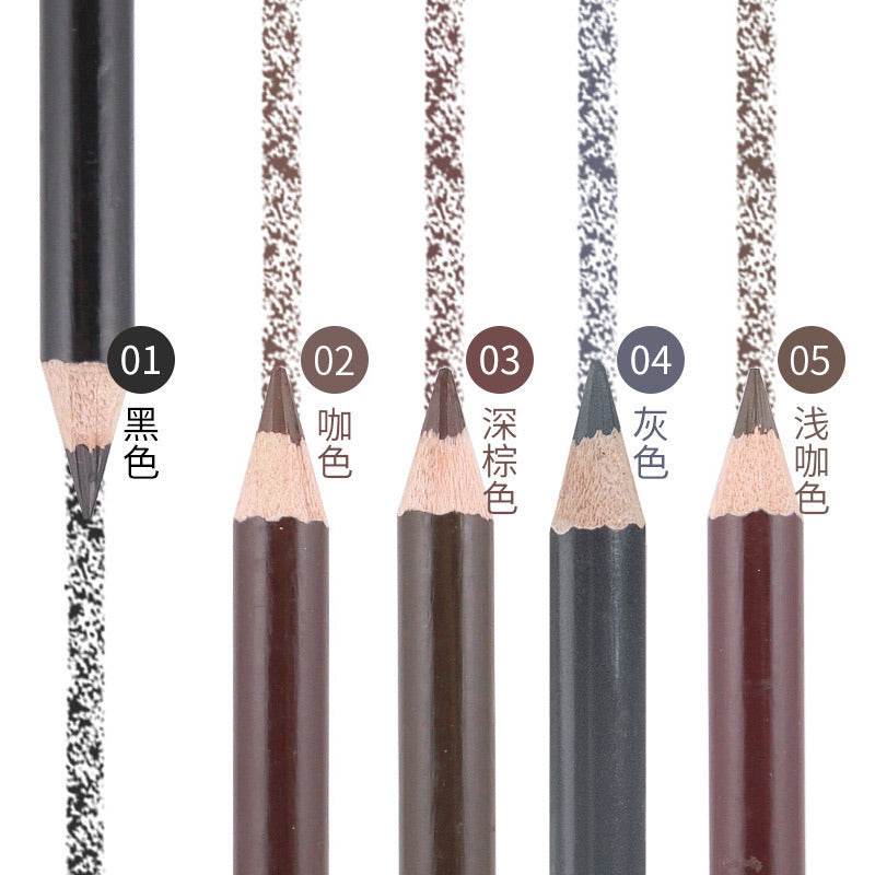 Yalaiyi Eyebrow Pencil Leopard Print Eyebrow Pencil Kuaishou And Douyin Live Broadcast Hot Selling Waterproof Distinct Look Wild Eyebrow Pencil - Mubimart