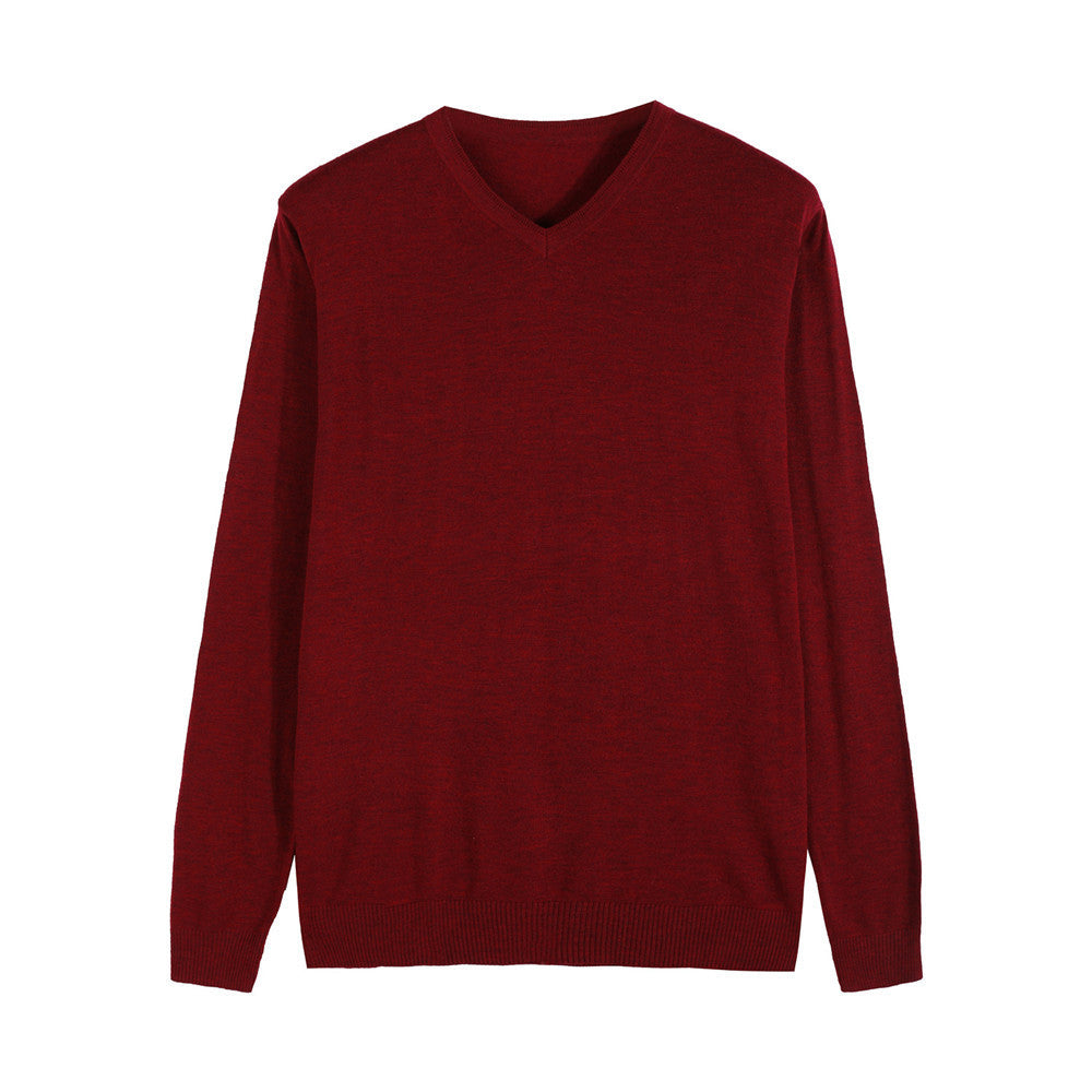 Cashmere sweater knit sweater men's casual sweater