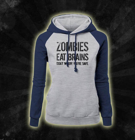 Zombies Eat Brains Hoodies - Mubimart