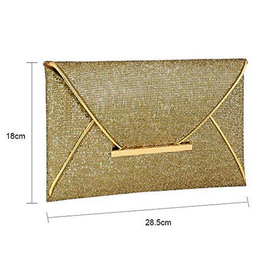 Sequin glitter clutch - Mubimart