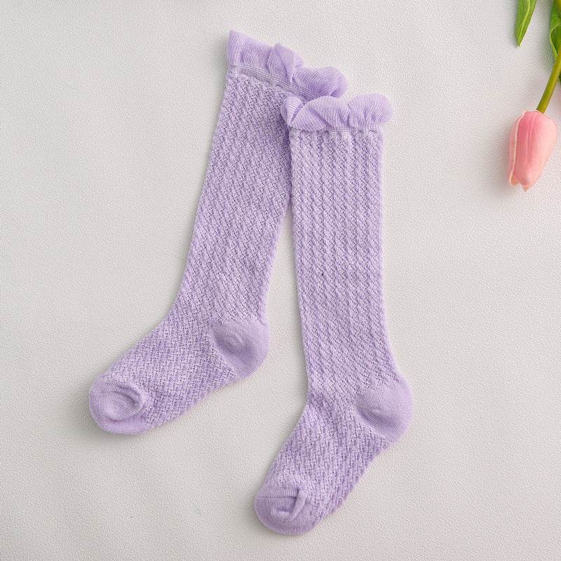 Mesh breathable over the knee mosquito socks - Mubimart