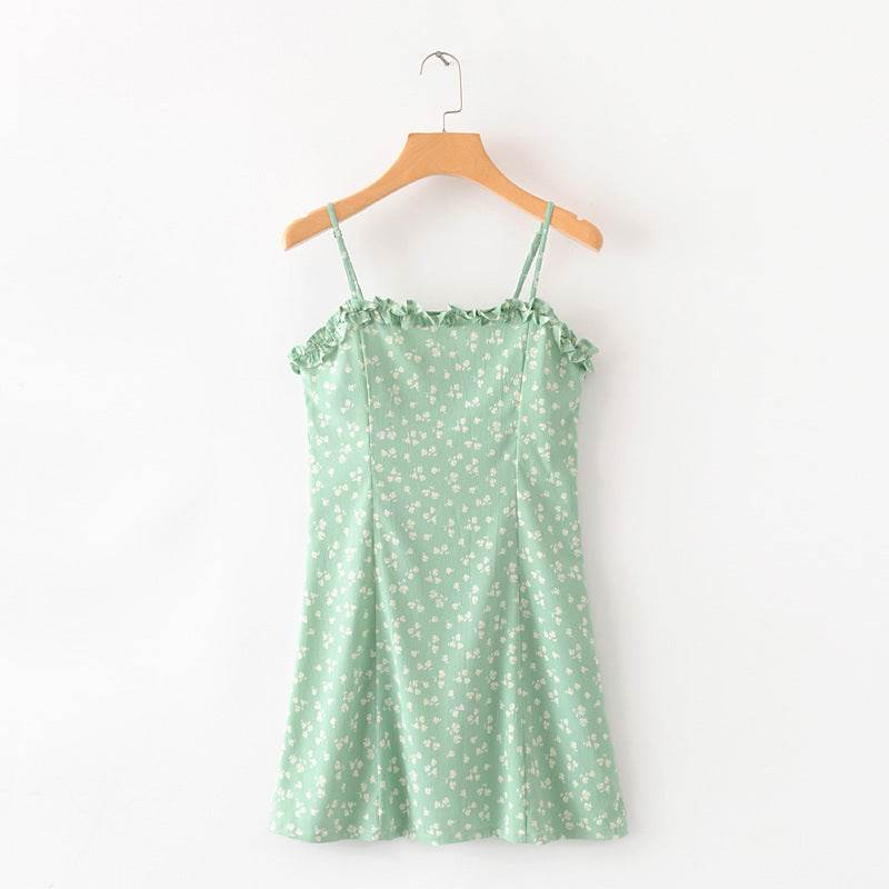 Floral camisole dress - Mubimart