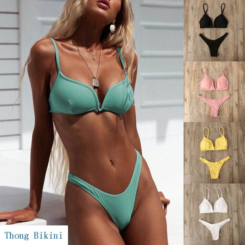 Thong bikini women swimsuit - Mubimart