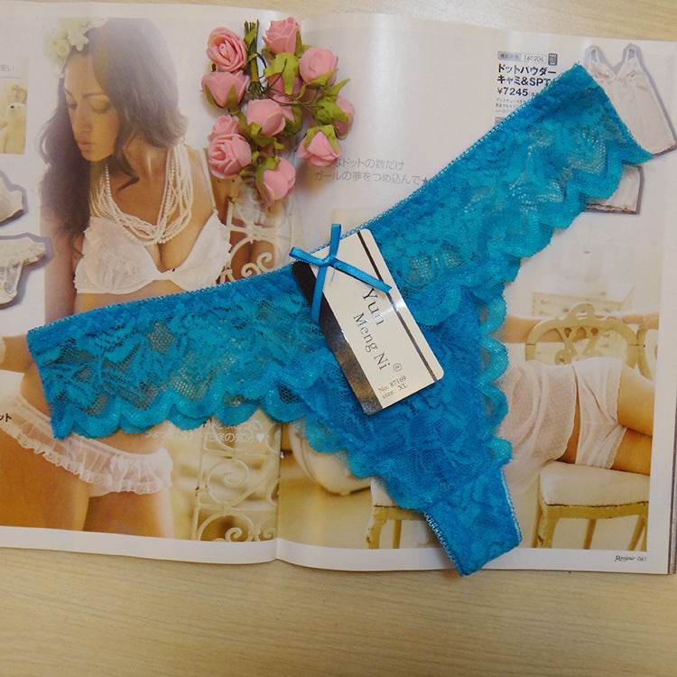 Sexy Lace Ladies Thong - Mubimart