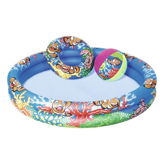 Inflatable family swimming pool - Mubimart