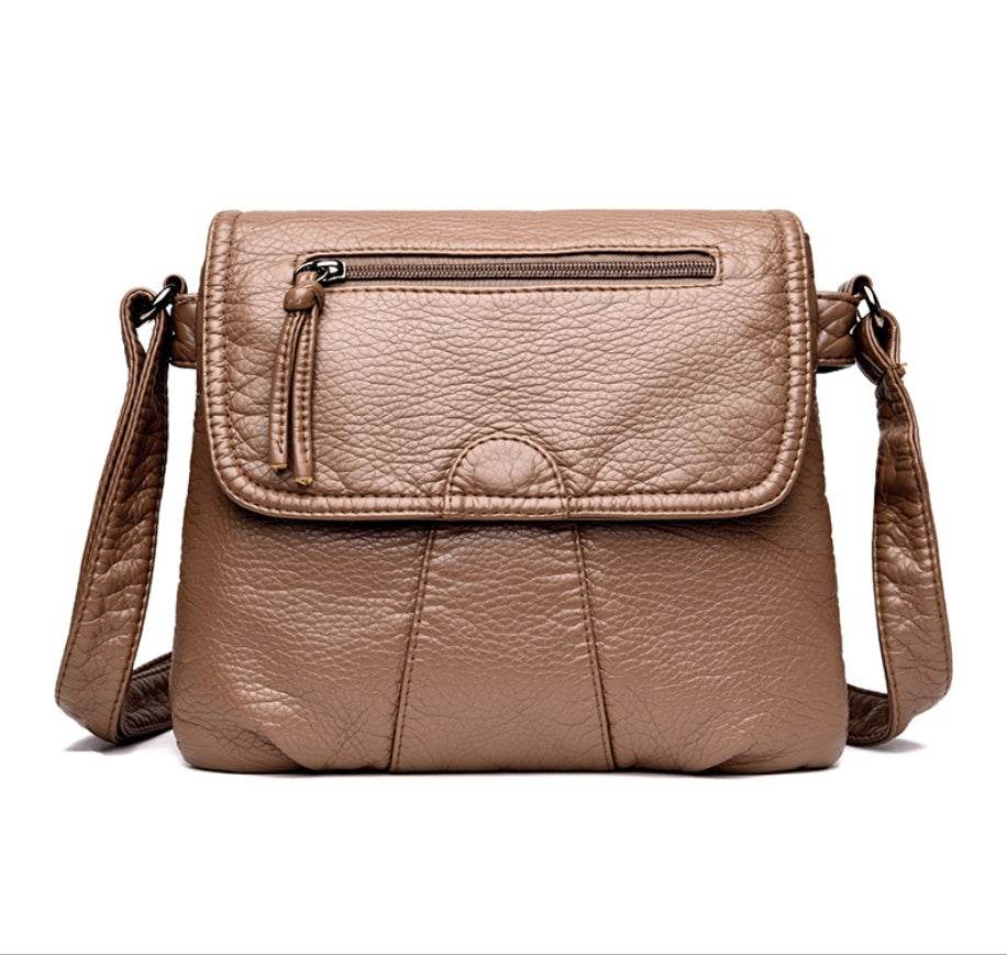 REPRCLA Brand Designer Women Messenger Bags Crossbody Soft PU Leather Shoulder Bag High Quality Fashion Women Bags Handbags - Mubimart