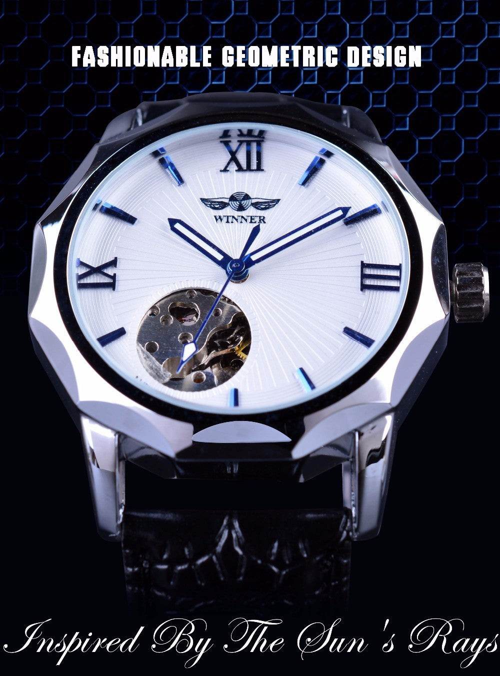A factory selling hot money, WINNER authentic mechanical watches, men's mechanical watches - Mubimart