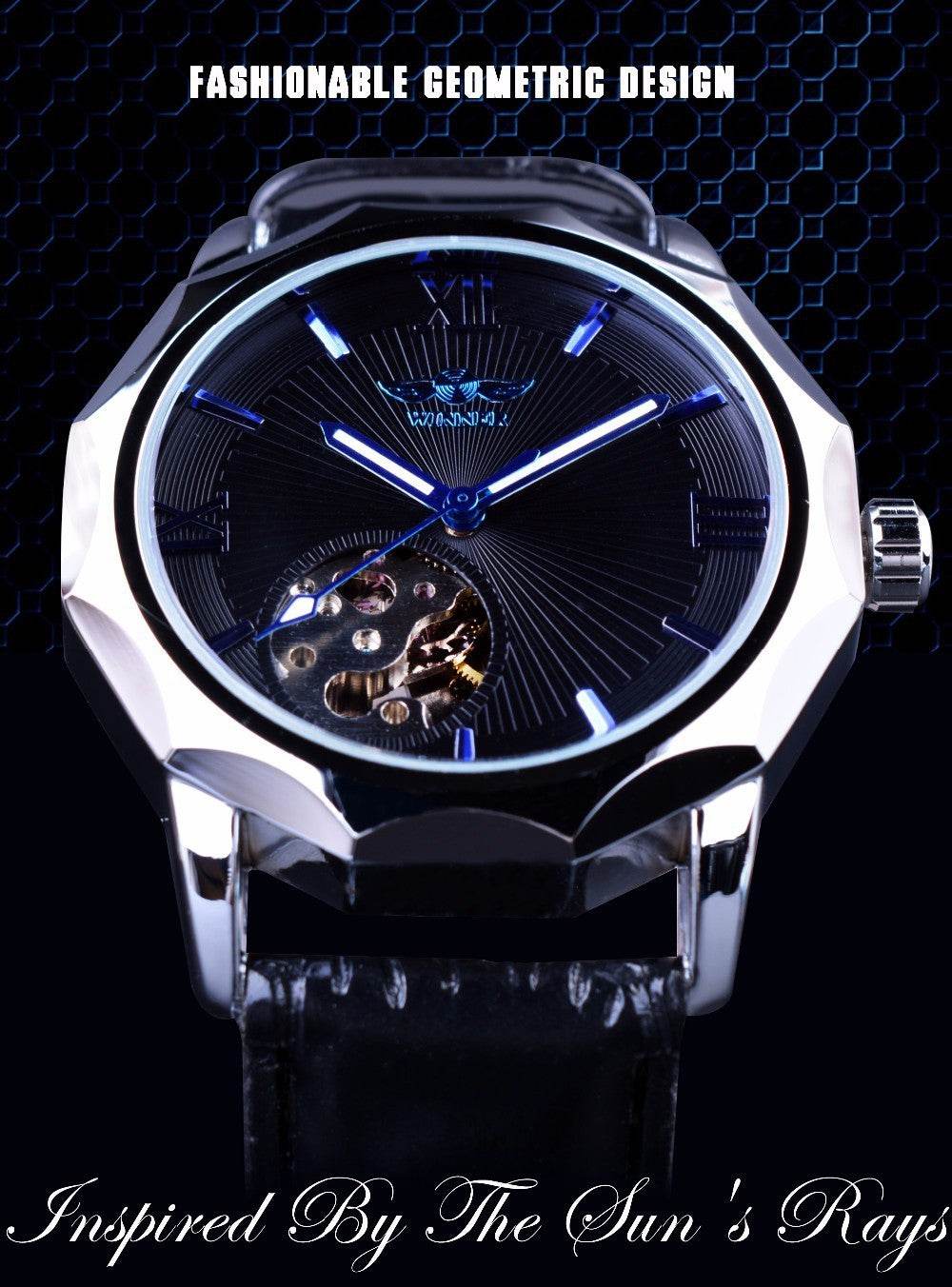 A factory selling hot money, WINNER authentic mechanical watches, men's mechanical watches - Mubimart