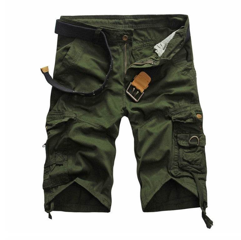 Summer Men's Loose Large Size Camouflage Cargo Pants Leisure Cargo Shorts - Mubimart