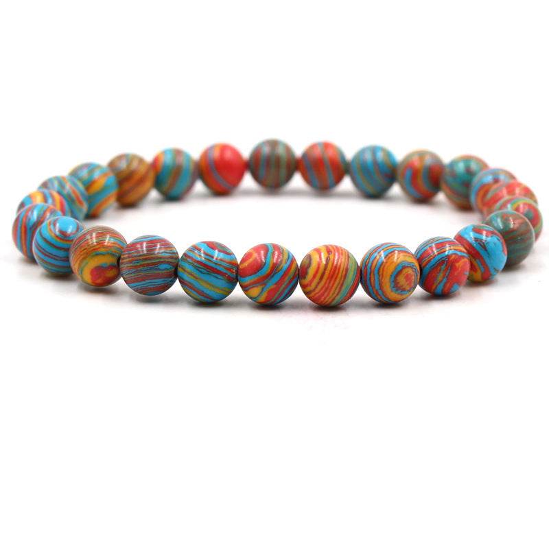 3 Style Colorful Chakra Stone Beaded Women Bracelet - Mubimart