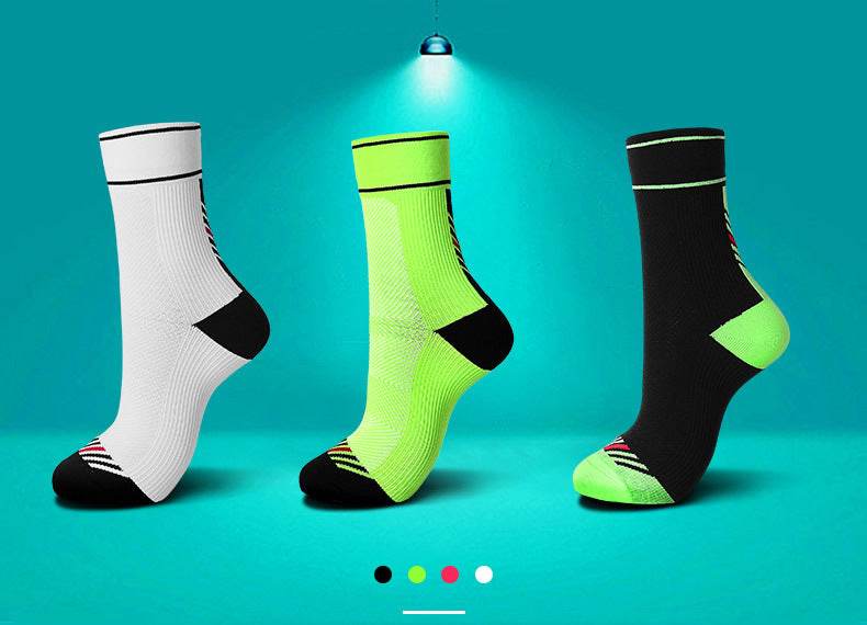 Male and female compression cycling socks - Mubimart