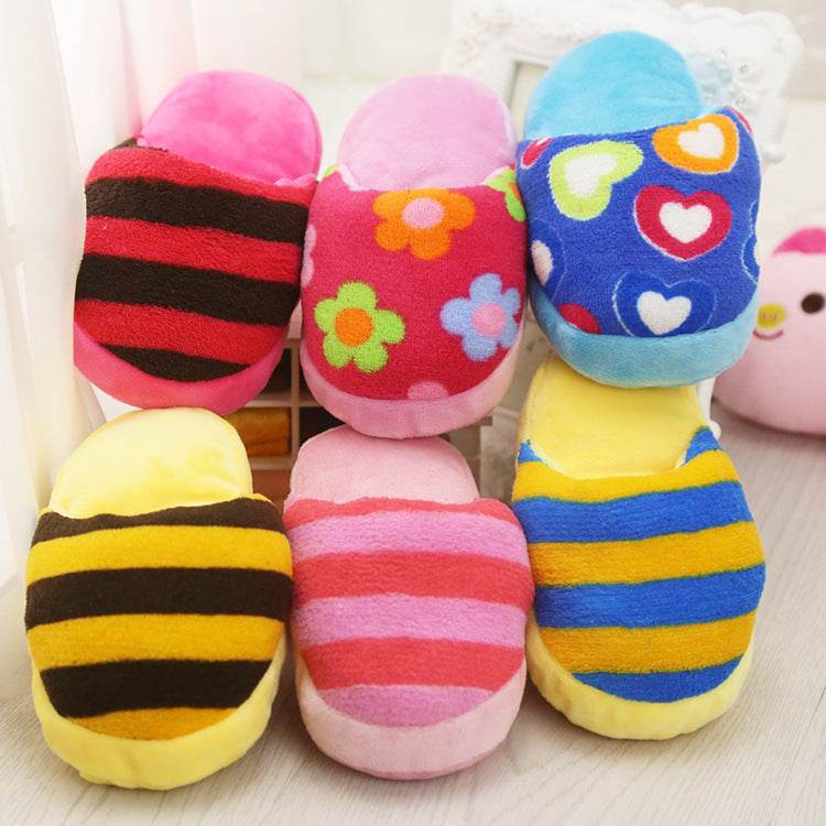 Dazzle colour stripe slipper - Mubimart