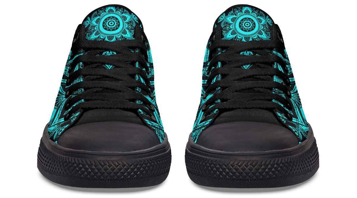 Colorful Gradient Skull High-Top Espadrilles - Mubimart