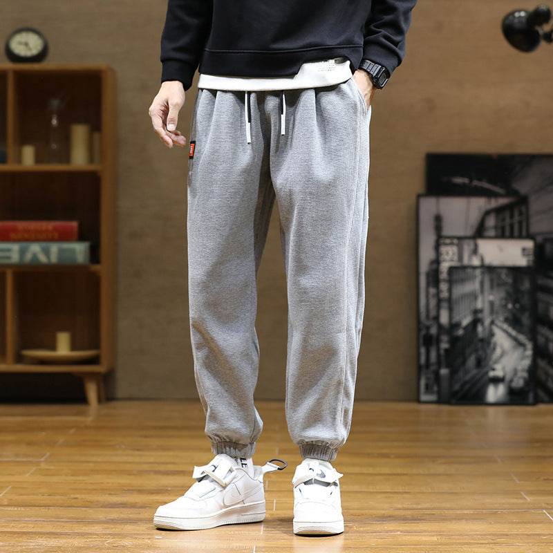Casual Men's Loose Trendy Leggings Sweatpants - Mubimart
