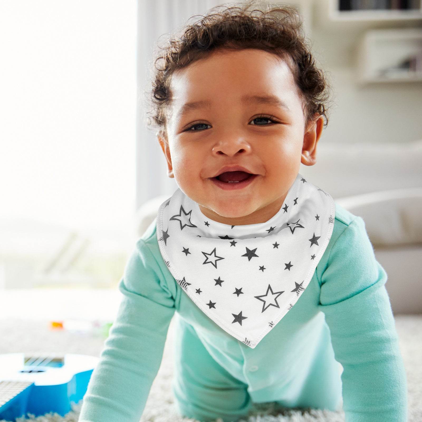 Baby Handkerchief Bib Newborn Feeding Saliva Bib - Mubimart