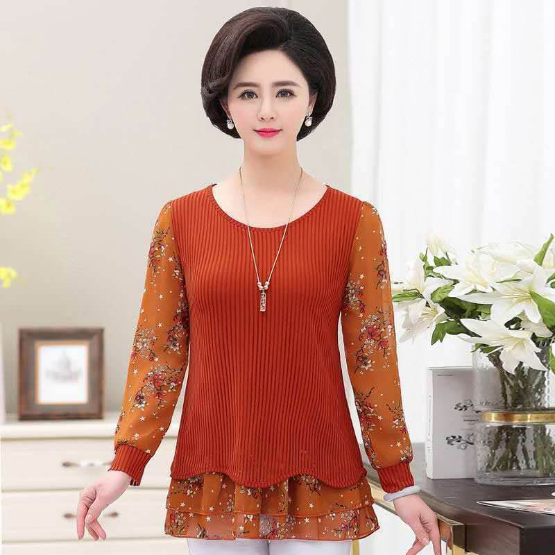 Plus Size Slimming Bottoming Shirt - Mubimart