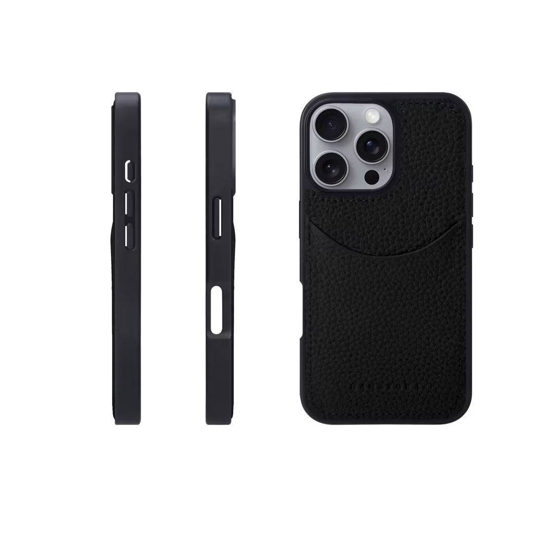 Leather Card Holder Business Phone Case Card Holder - Mubimart