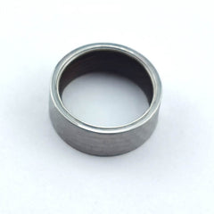 Heren Ring Mode Accessoire Bruiloft Verlovingsring Wolfraam Carbide Dagelijkse Mode Zilver