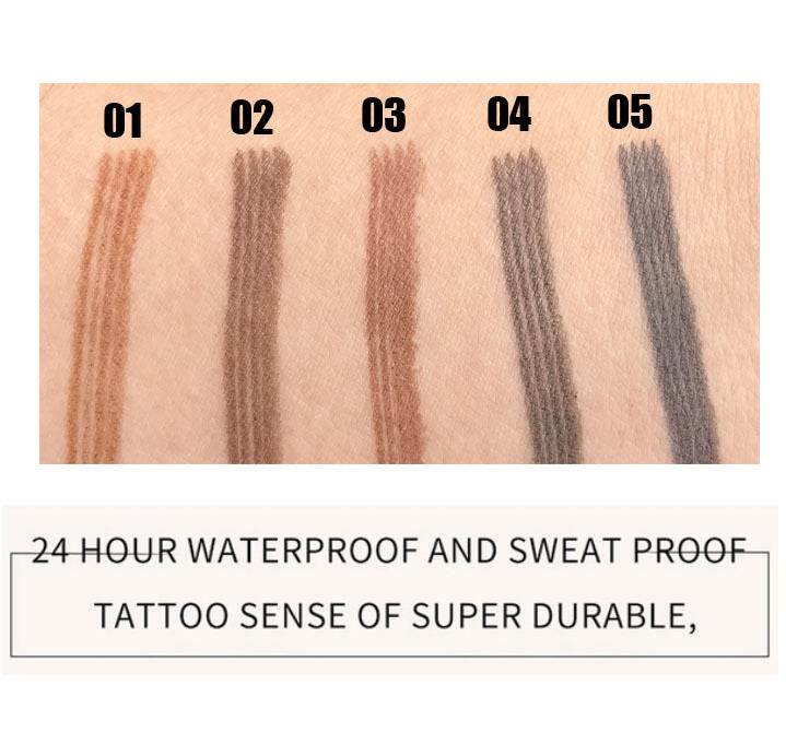 Double-tip eyebrow pencil eyeliner - Mubimart