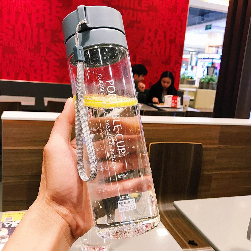 Simple water cup sports large capacity plastic cup - Mubimart