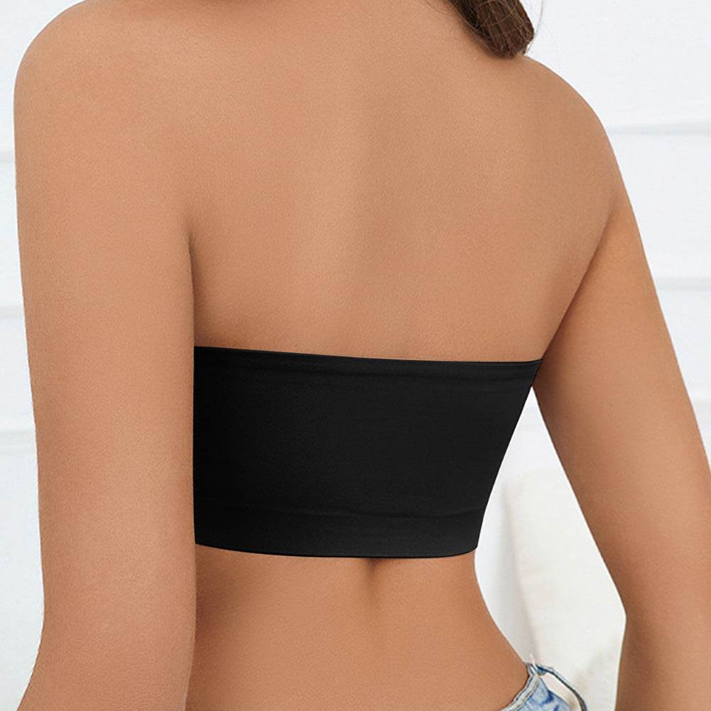 Strapless Seamless Ice Silk Push Up Women's Bra - Mubimart