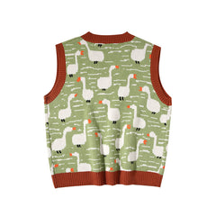 Klein eend patroon trui vest vest