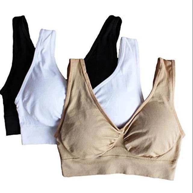 Women Yoga Tank Tops Sports Bra Workout Fitness Running Crop Top - Mubimart