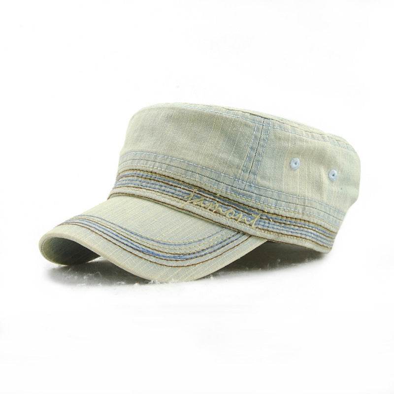 Cowboy cap Flat top hat - Mubimart
