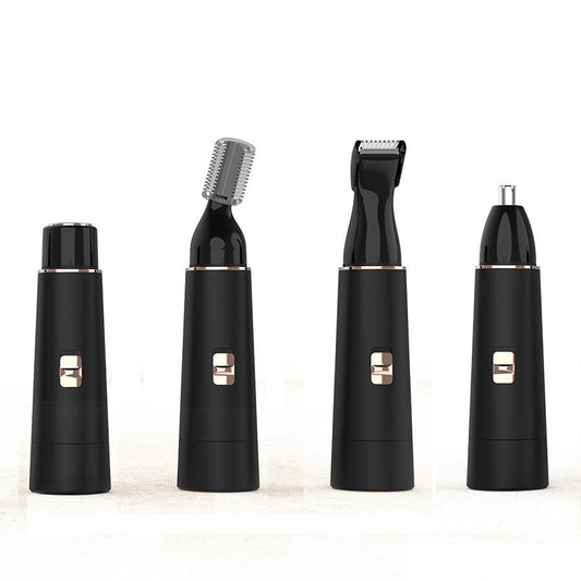 Épilateur électrique 4 en 1 pour sourcils et visage, appareil indolore pour femmes