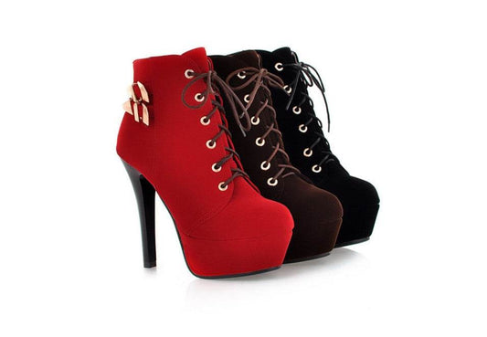 High heel booties - Mubimart