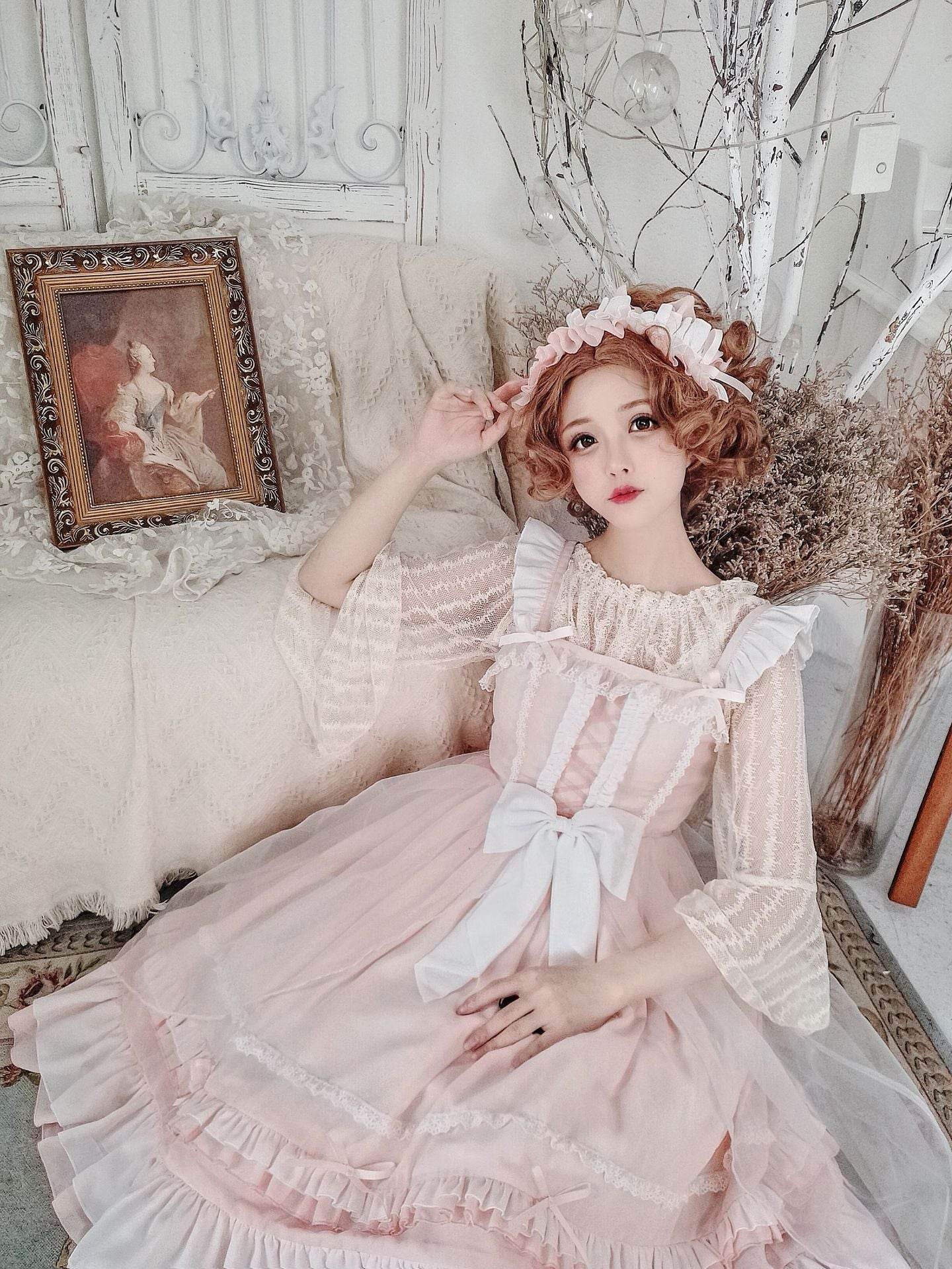 Lolita sweet camisole dress - Mubimart