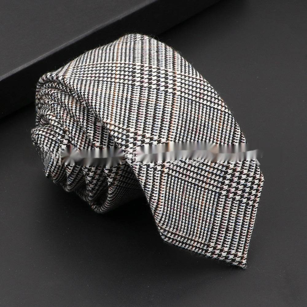 Artificial Woolen Necktie Korean Casual Accessories - Mubimart