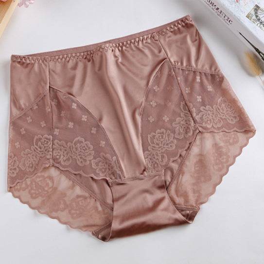 High waist bag hip plus size panties - Mubimart