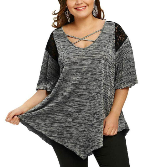 Loose tunic shirt - Mubimart