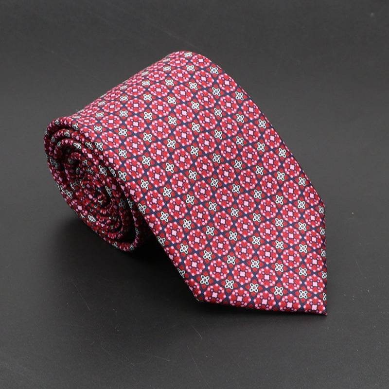 Super Soft Bohemian Silk Ties Men's Fashion 75mm Necktie - Mubimart