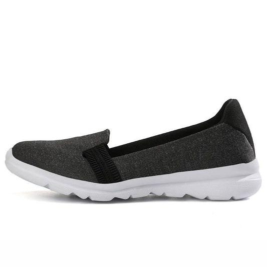 Soft Mesh Shoes Breathable Slip On Lazy Shoes Loafers Women - Mubimart